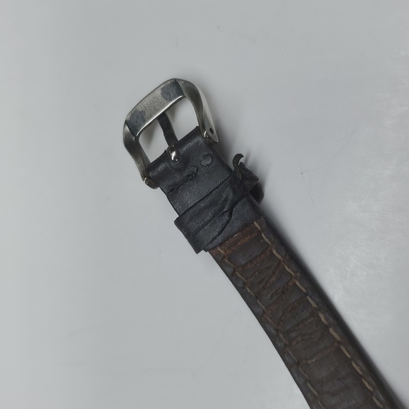 Vintage Fossil ES8646 Watch Black Leather Band - Picture 8 of 12